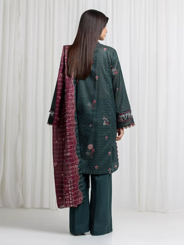 Printed Zari Lawn Suit