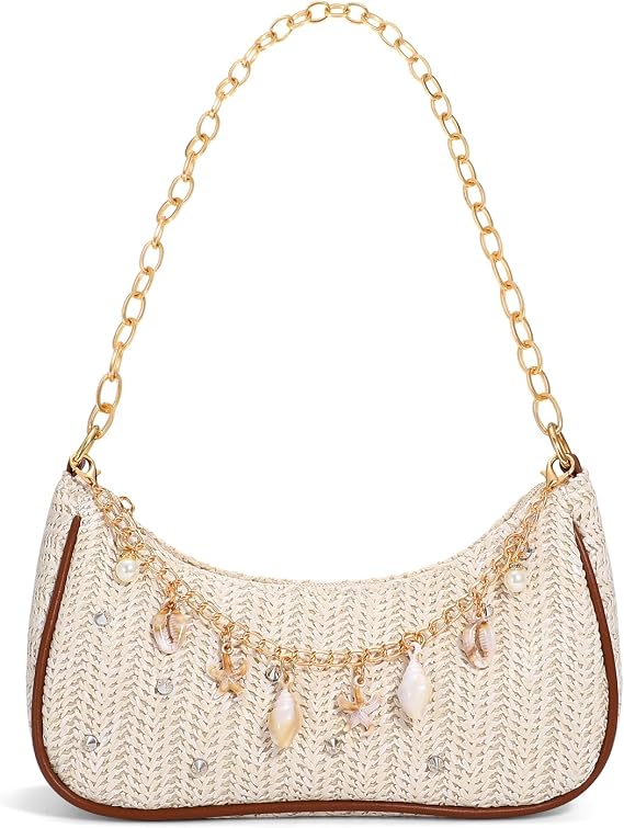 Shoulder Bag Crochet Purse Vacation Tote Handbag