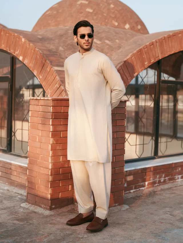 Embroidered Blended Shalwar Kameez