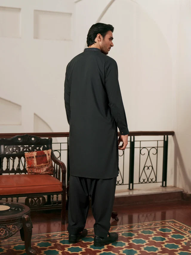 Embroidered Blended Shalwar Kameez